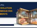 Coupe d'une maison montrant l'isolation thermique et la circulation de l'air chaud et froid.