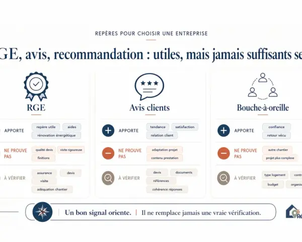 RGE, avis clients, bouche-à-oreille : des repères pour votre aide pour travaux fait soi-même. Vérifiez toujours !